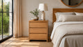 Three-Drawer Bedside Nightstand
