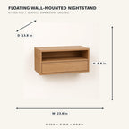 Floating Wall-Mounted Nightstand