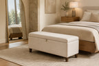 Upholstered Storage Bed Bench