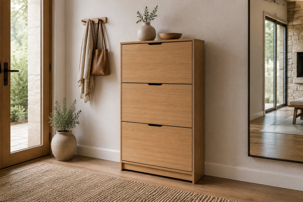 Slim Shoe Storage Cabinet
