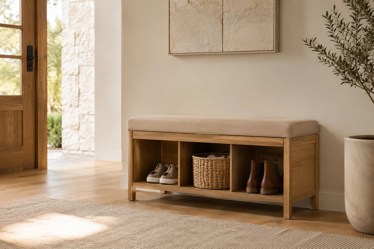 Entryway Storage Bench