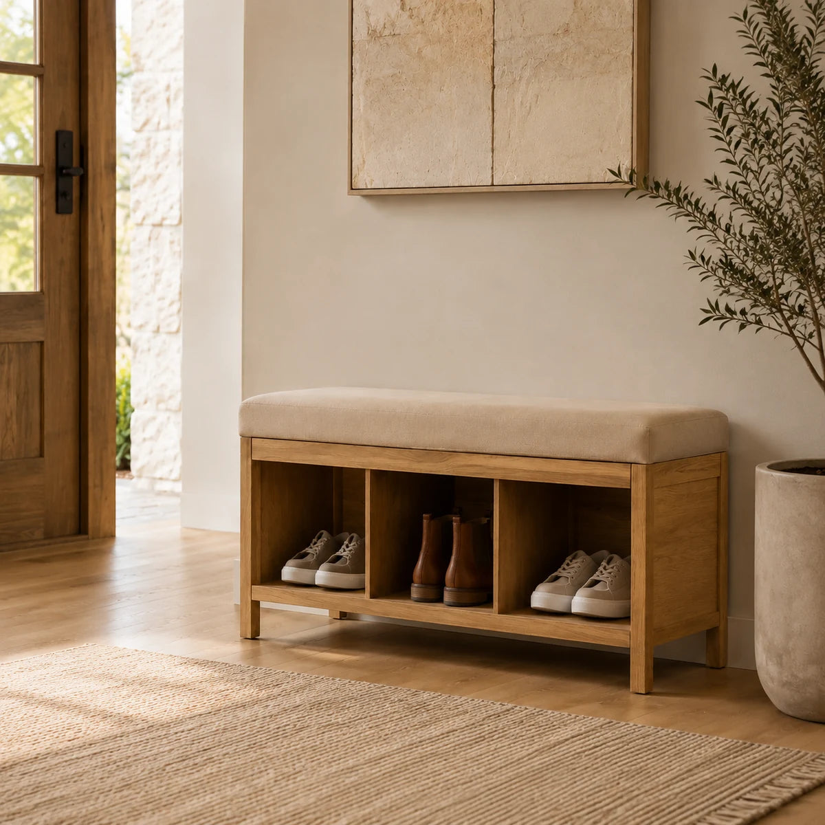 Entryway Storage Bench