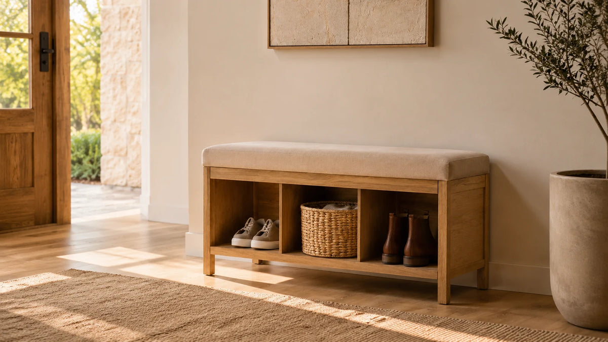 Entryway Storage Bench