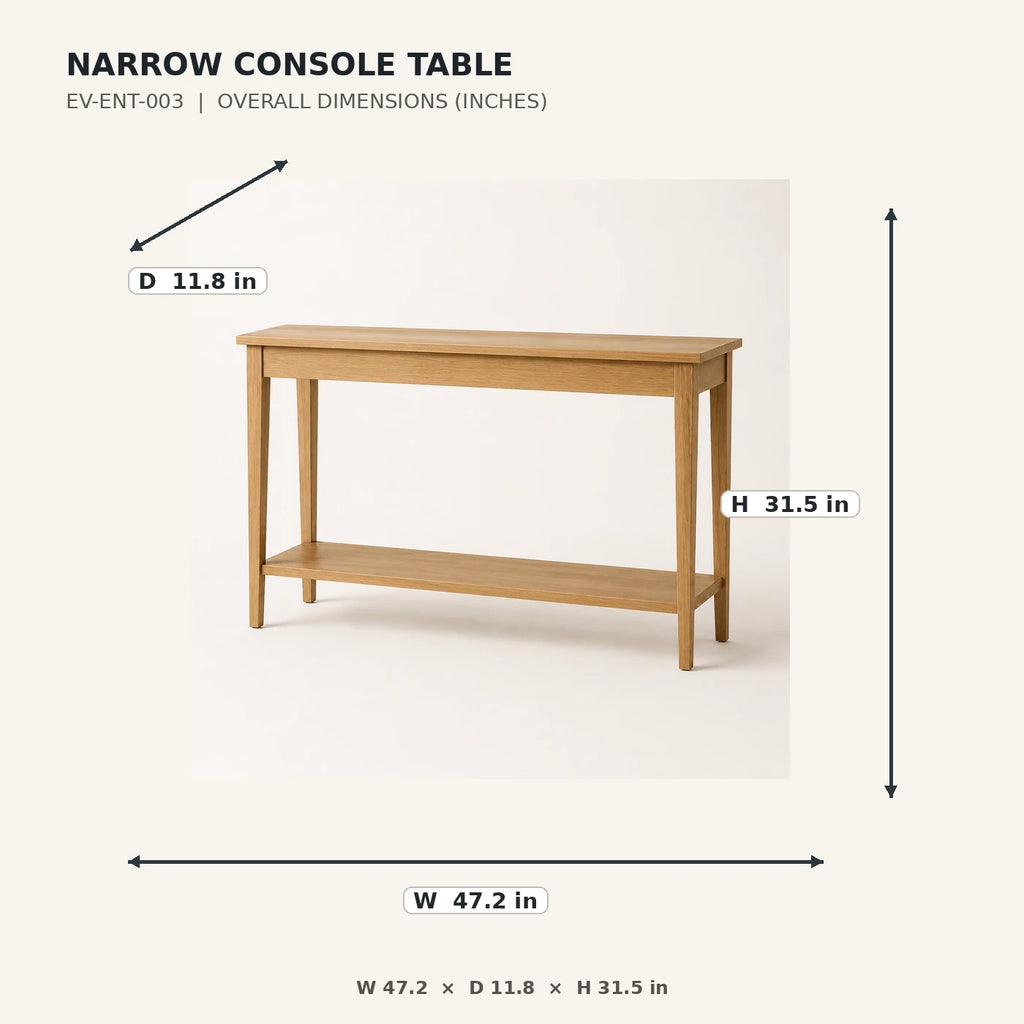 Narrow Console Table