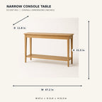 Narrow Console Table