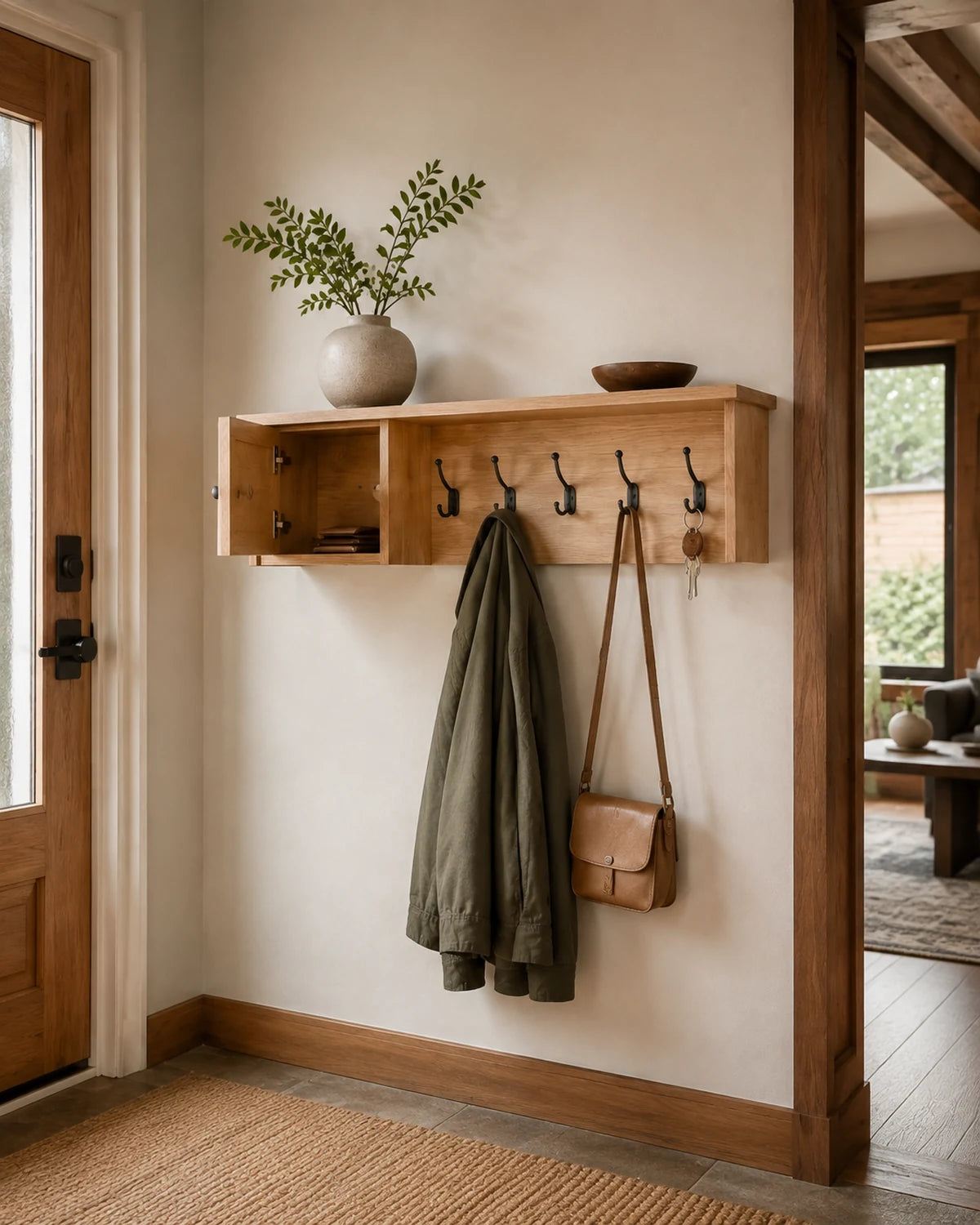 Wall-Mounted Entryway Organizer