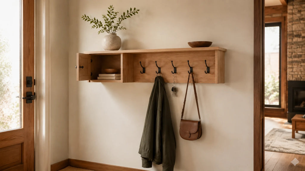 Wall-Mounted Entryway Organizer