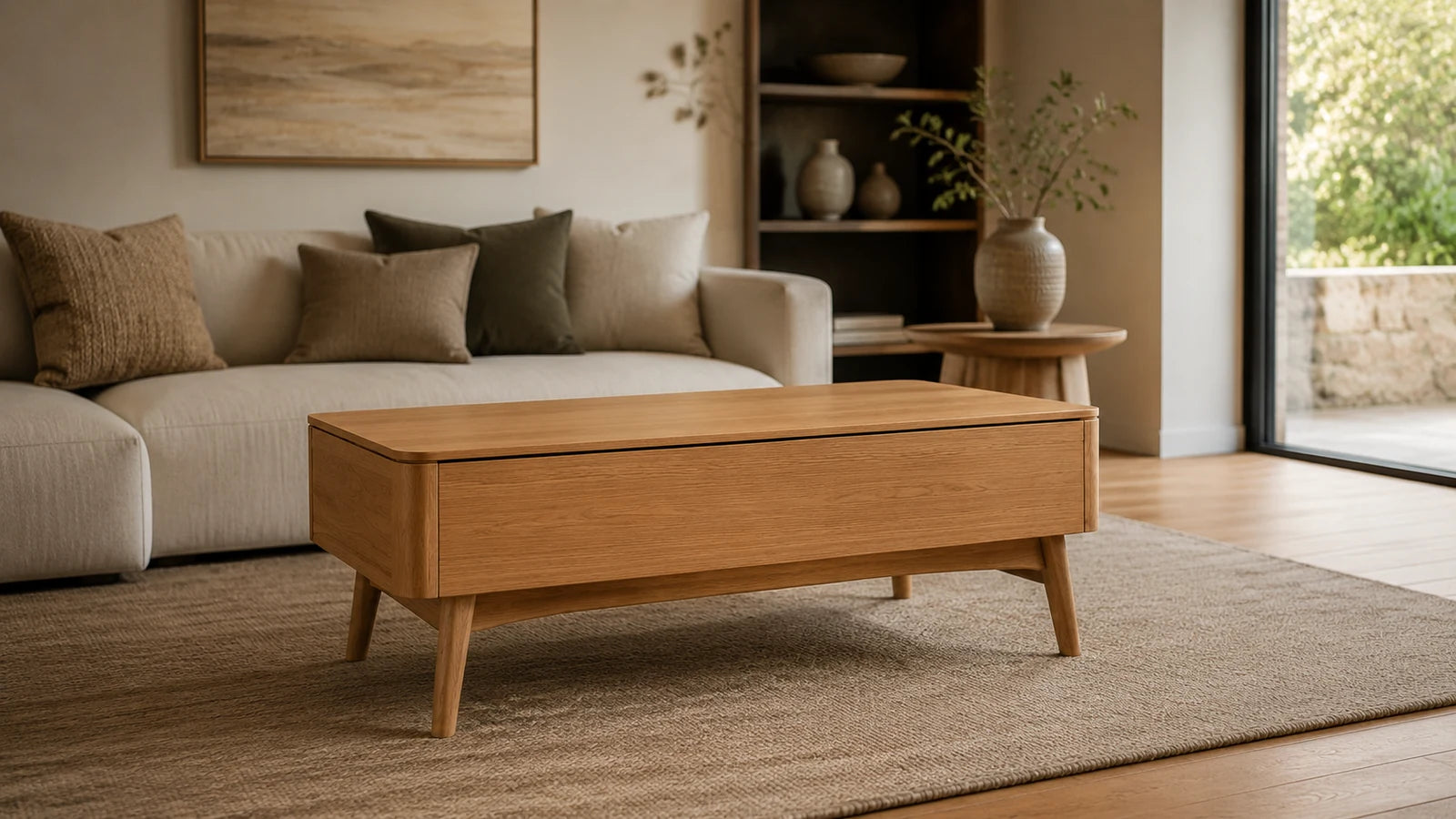 Lift-Top Storage Coffee Table