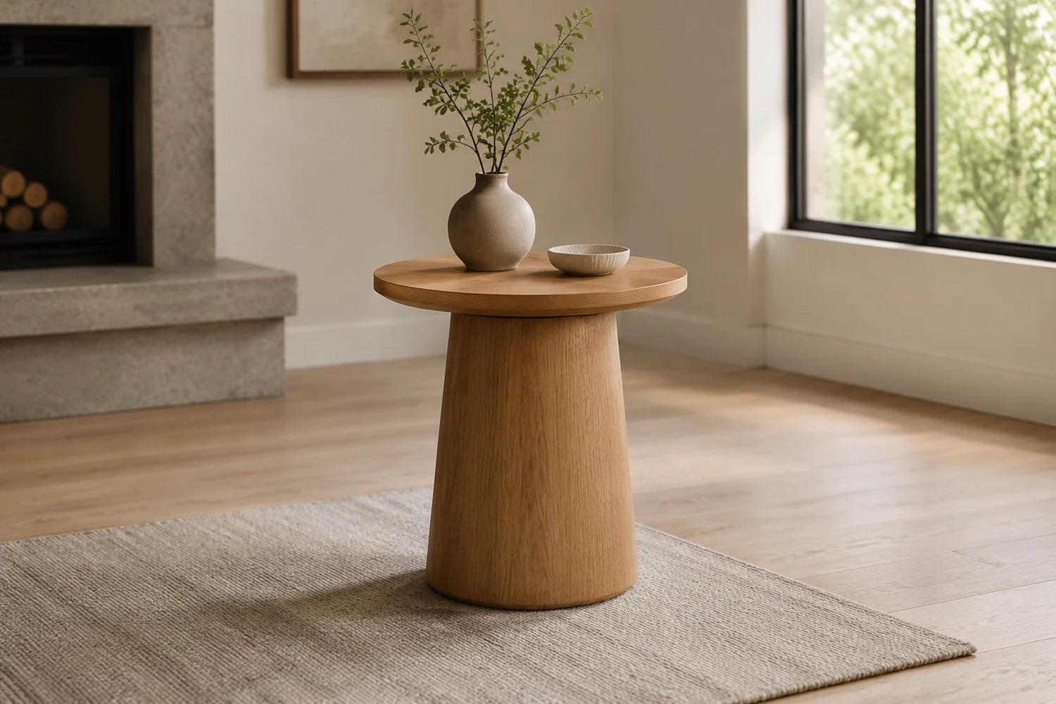 Round Accent Side Table