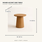 Round Accent Side Table