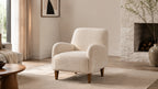 Boucle Accent Lounge Chair