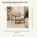 All-Weather Outdoor Lounge Chair