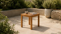 Slatted Acacia Patio Side Table