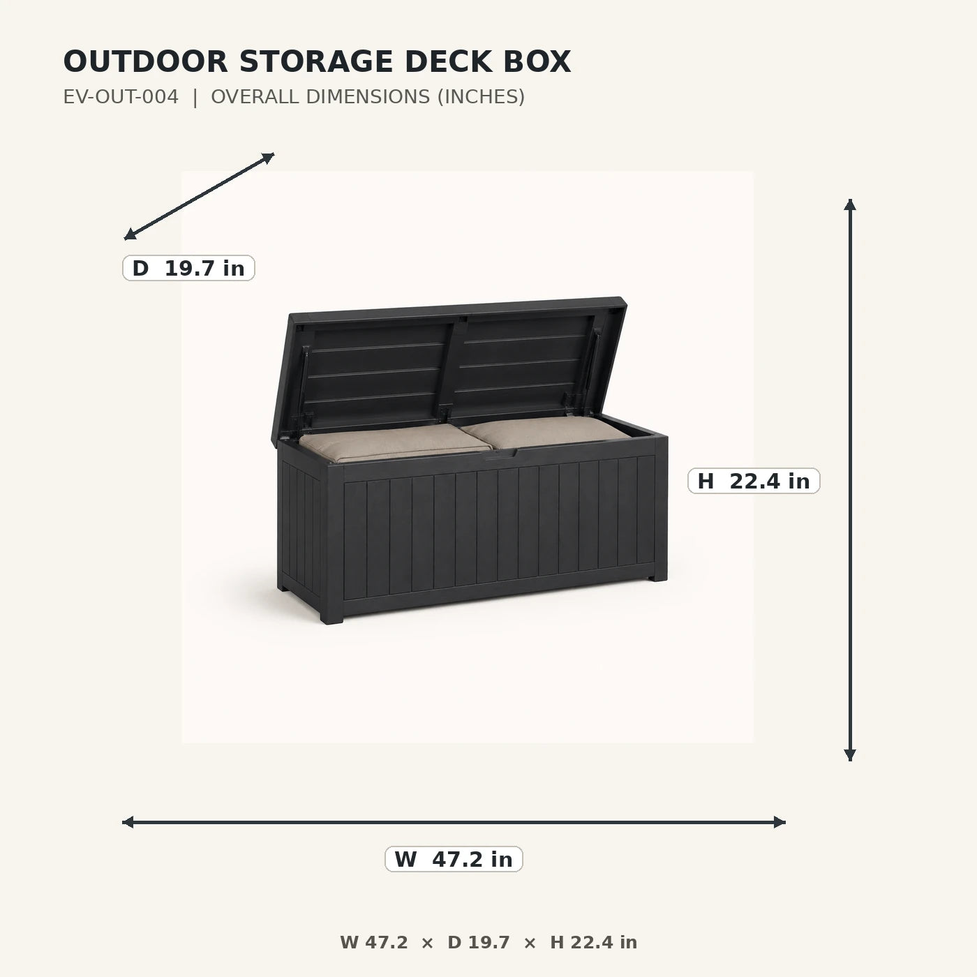 Outdoor Storage Deck Box