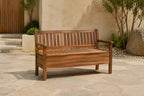 Outdoor Bench with Backrest