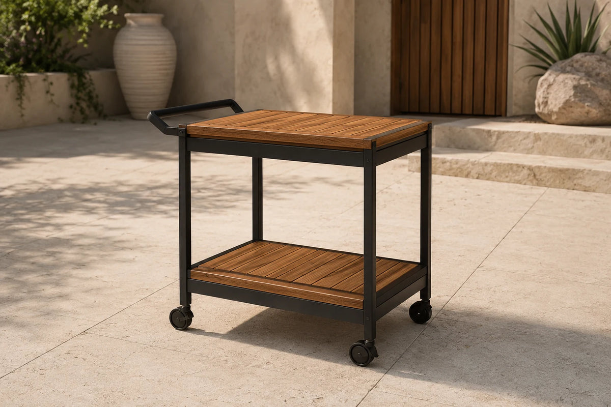 Portable Outdoor Serving Cart